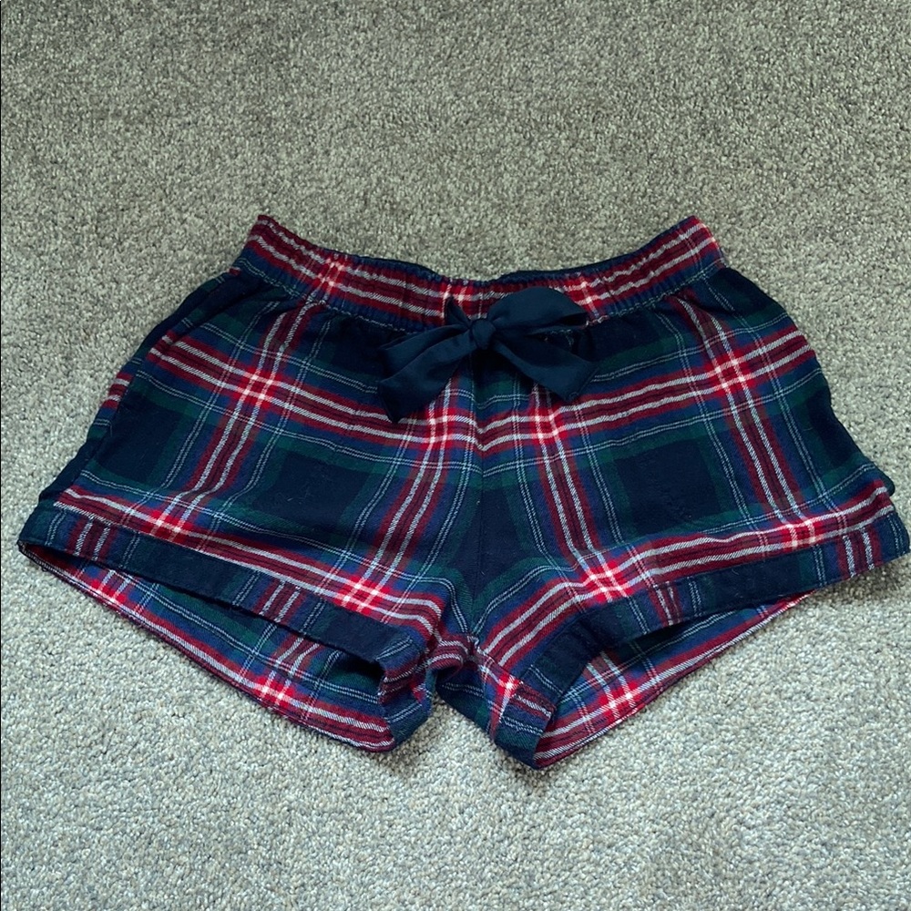 Hollister Plaid Pajama Shorts